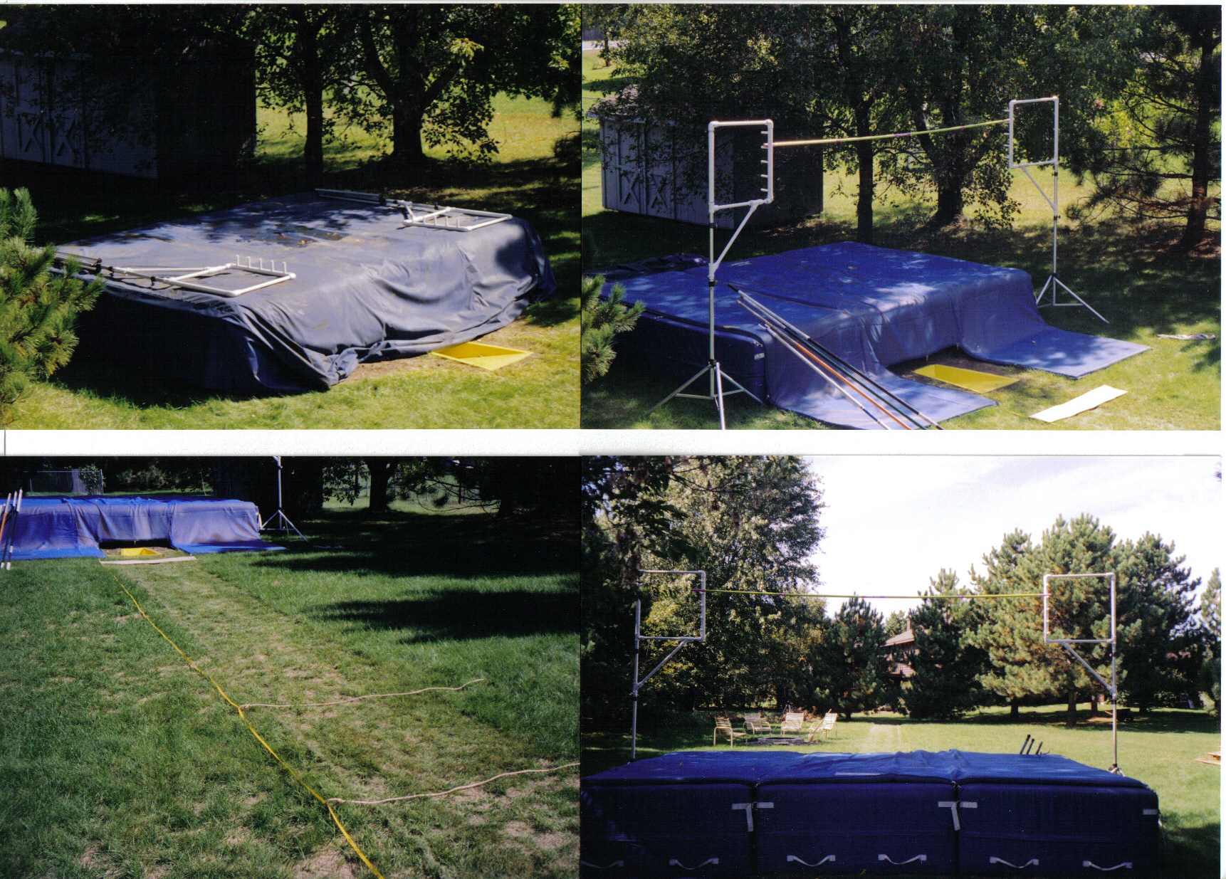 Backyard Pole Vaulting Mke Soule of Wyoming, MN